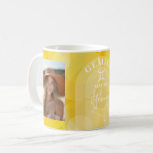 Astrologie Gemini Zodiac Sign Foto Custom Geburtst Kaffeetasse
