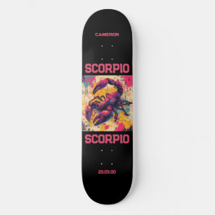 Astrologie Graffiti Zodiac Scorpio Skateboard