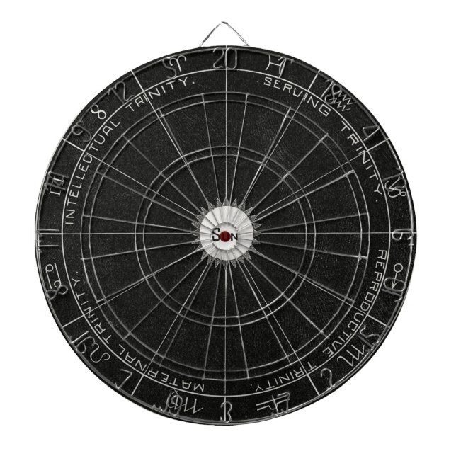 Astrologie Konstellation Hexe, Zodiac-Zeichen magi Dartscheibe (vorne)