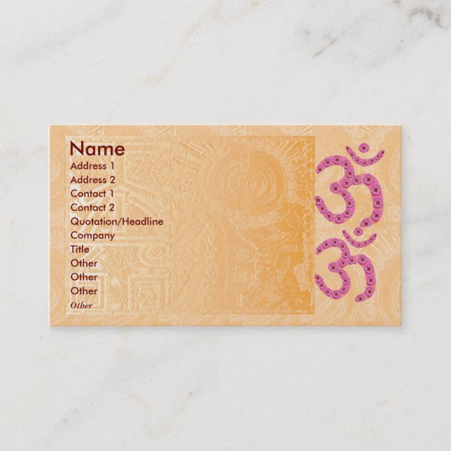 Astrologie n, die Practioner heilt Visitenkarte (Vorderseite)