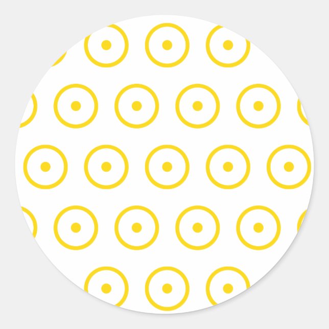 Astrologie Planet Sun Symbole Runder Aufkleber (Vorderseite)