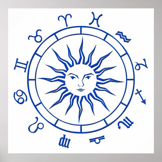 Astrologie Posters Poster (Vorne)