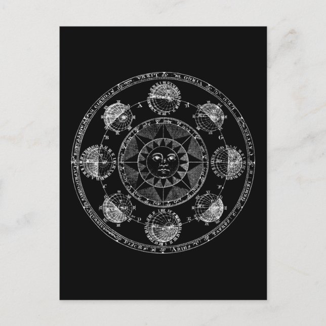 Astrologie Postkarte (Vorderseite)