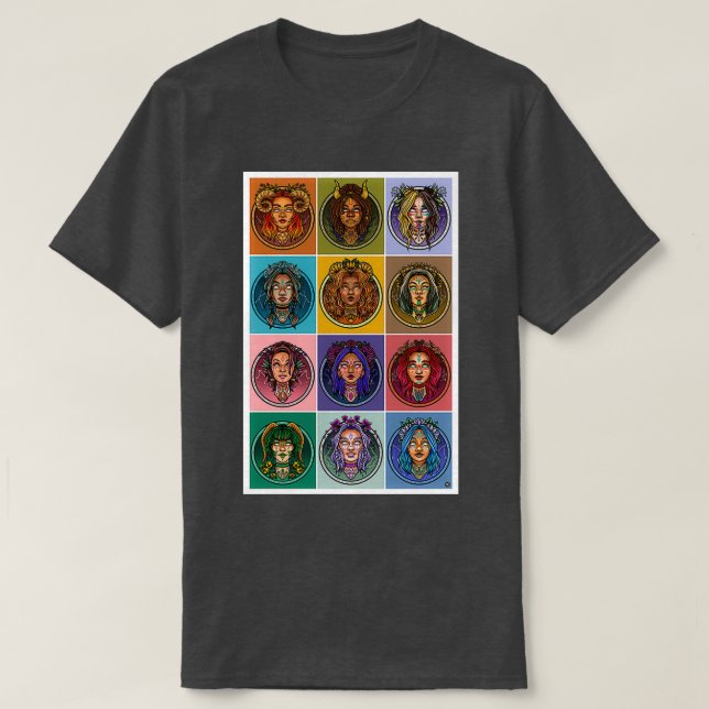 Astrologie Queens / T-Shirt (Design vorne)