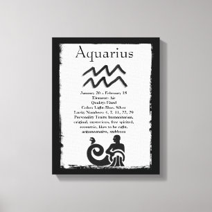 Astrologie Schild Aquarius Horoskop Zodiac Symbol