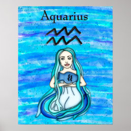 Astrologie Schild Aquarius Horoskop Zodiac Symbol