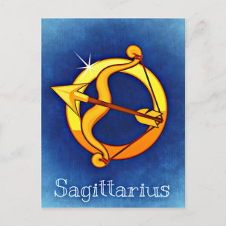 Astrologie Signatur Schütze Postkarte