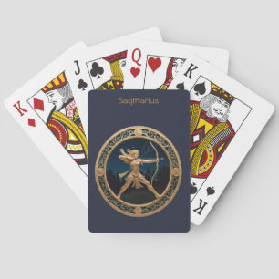Astrologie Spielkarten - Sagittarius Zodiac-Zeiche