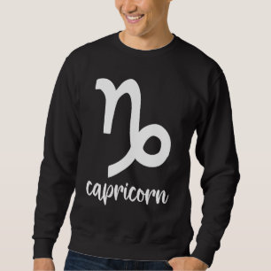 Astrologie Steinbock Tierkreiszeichen Sweatshirt