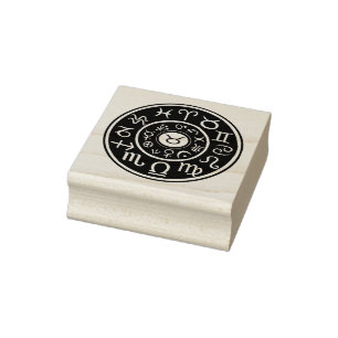 Astrologie Stier Der Bulle Zodiac-Stempel Gummistempel