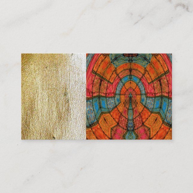 Astrologie-Tierkreis-Medizin-Rad-Visitenkarten Visitenkarte (Vorderseite)