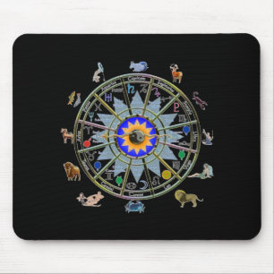 Astrologie - TIERKREIS Zeichen Mousepad