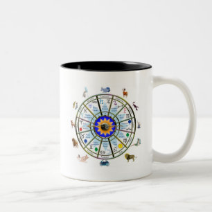 Astrologie - TIERKREIS Zeichen Zweifarbige Tasse