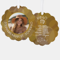 Astrologie Virgo Zodiac Signage Foto Custom Geburt