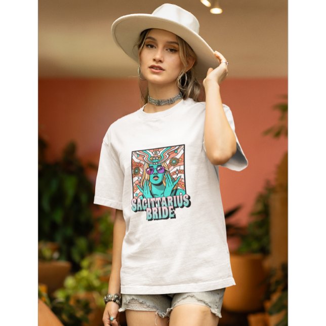 Astrologie Wedding Sagittarius T-Shirt (Von Creator hochgeladen)