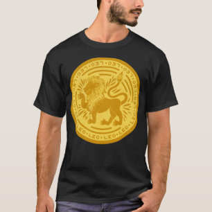 Astrologie Zodiac Abzeichen Leo Sign Tshirt