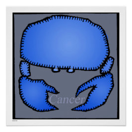Astrologie Zodiac Cancer Sign Birthday 20x20 P Poster
