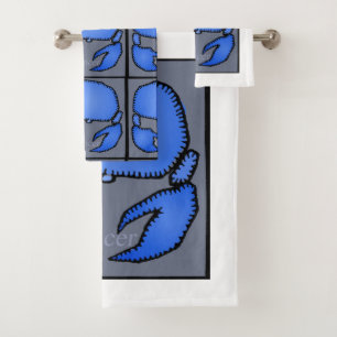 Astrologie Zodiac Cancer Signage Birthday Bath T Badhandtuch Set