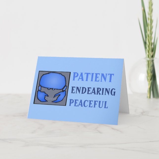 Astrologie Zodiac Cancer Signage Birthday G Card Karte (Vorderseite)