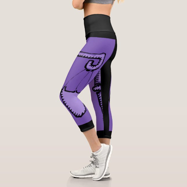 Astrologie Zodiac Libra Geburt HWCL Capri Leggings (Links)