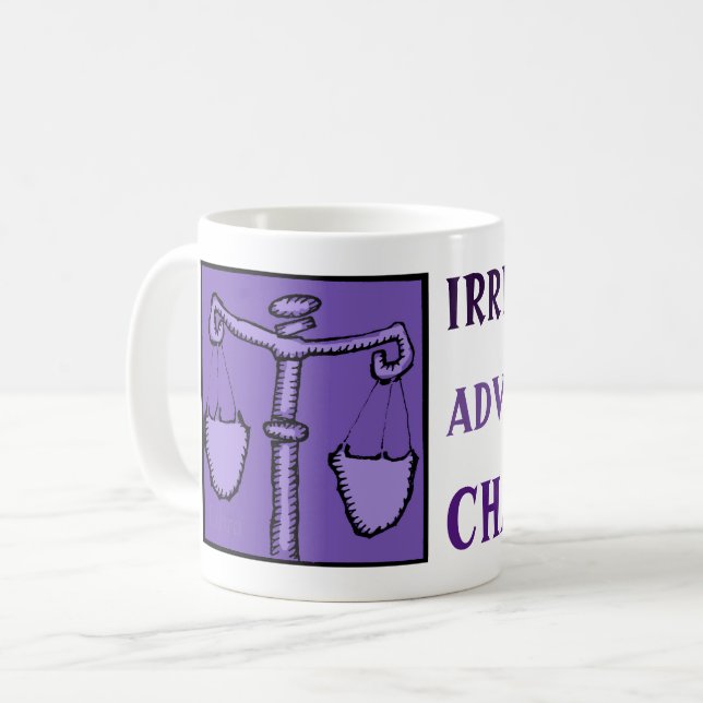 Astrologie Zodiac Libra Geburt Tasse (Vorderseite Links)