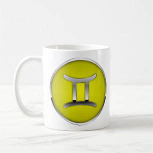 Astrologie Zodiac Sign Tasse Gemini Aquarius