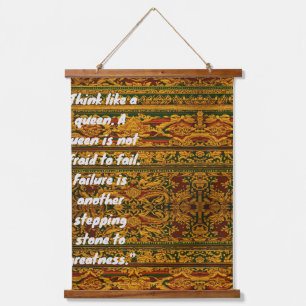 Astrologie Zodiac Tapestes - Celestial Horoscope W Wandteppich Mit Holzrahmen