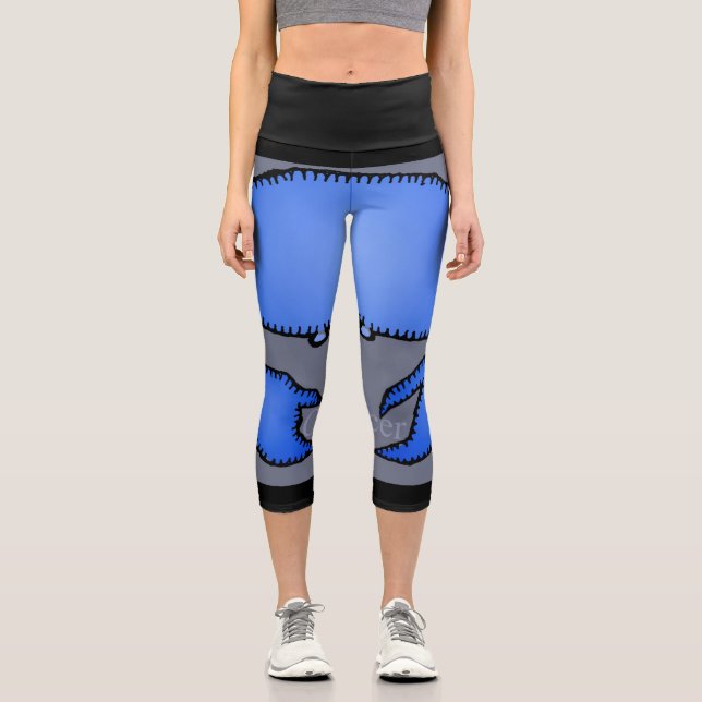 Astrologie Zodiakarzinom Geburt HWCL Capri Leggings (Vorderseite)