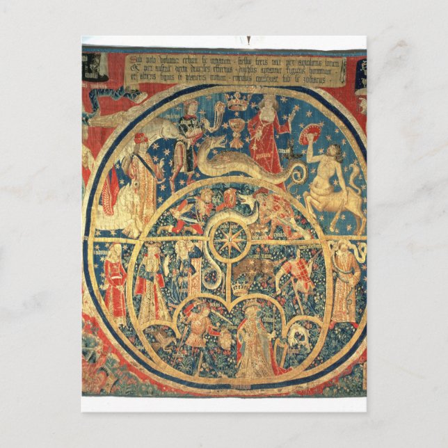 Astrologische Konsistenz Postkarte (Vorderseite)