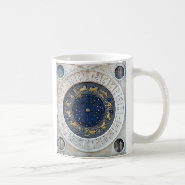Astrologische Uhr, Marktplatz San Marco, Venedig Kaffeetasse (Rechts)