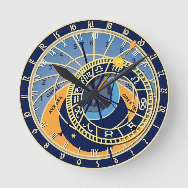 Astrologische Uhr Prags (Vorderseite)