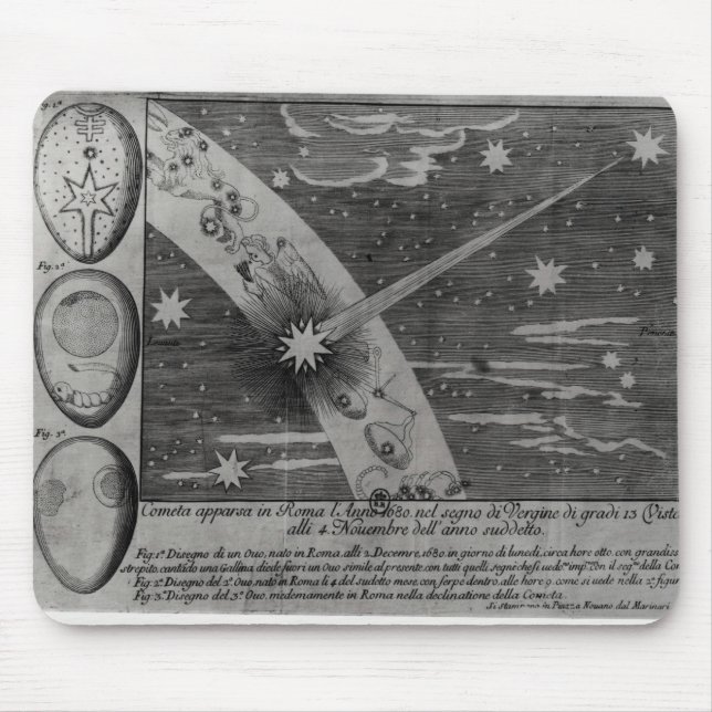 Astrologisches Diagramm des Kometen Mousepad (Vorne)
