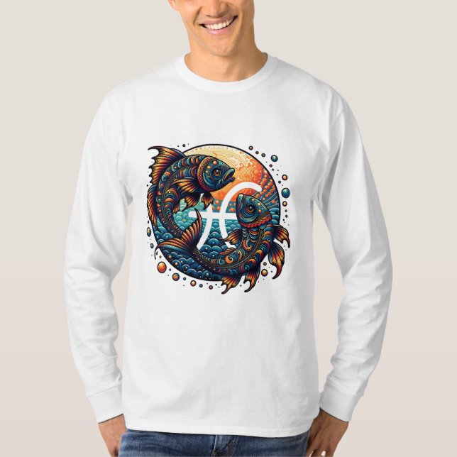 Astrologisches Horoskop-Syndrom T-Shirt (Vorderseite)