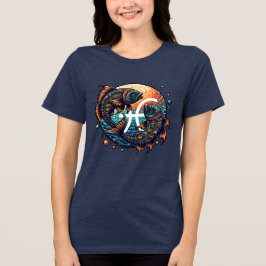 Astrologisches Horoskop-Syndrom Tri-Blend Shirt