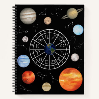 Astrologisches Natalrad-Journal Notizbuch
