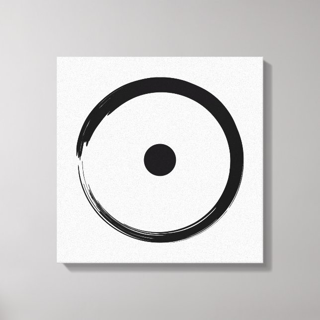 Astrologisches Sonnenzeichen - Zen-Kreis 1 des Bud Leinwanddruck (Vorderseite)