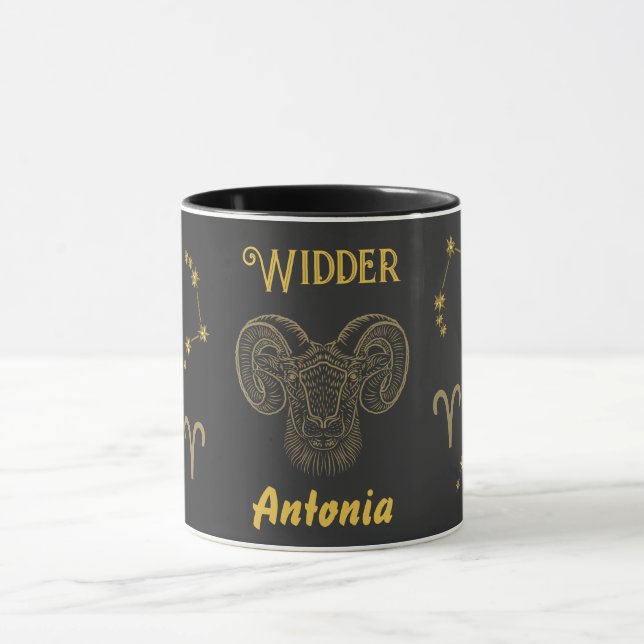 Astrologisches Sternzeichen Widder - Tasse (Zentrum)