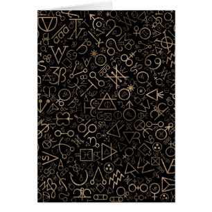 Astrologisches Symbolmuster #2 der Alchimiesymbole