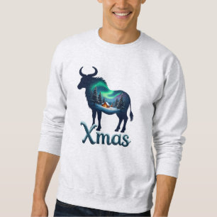 Astrologisches Zeichen Taurus Weihnachtsfeier Sweatshirt