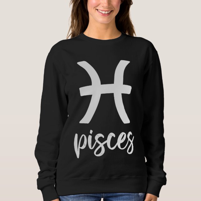 Astrology Pisces Zodiac Sweatshirt (Vorderseite)