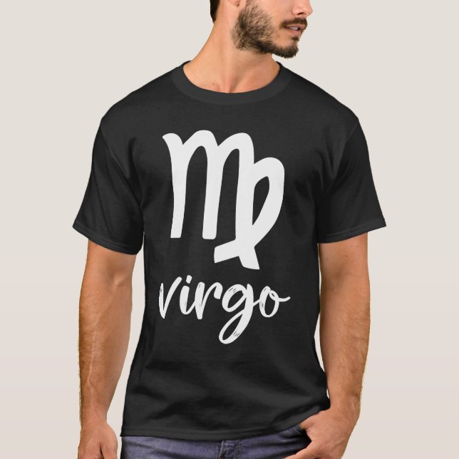 Astrology Virgo Zodiac T-Shirt (Vorderseite)
