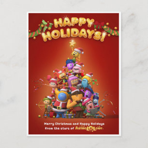 AstroLOLogy Christmas Postcard Postkarte