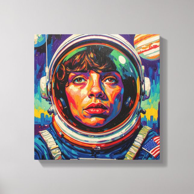 ASTRONAUT 11 LEINWANDDRUCK (Vorderseite)