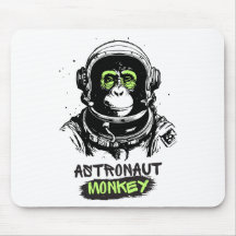 Astronaut-Affen-Cool-Computer