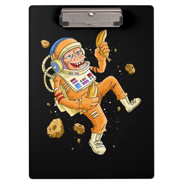 Astronaut-Affenraum Klemmbrett (Vorderseite)