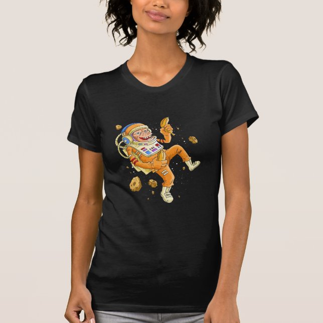 Astronaut-Affenraum T-Shirt (Vorderseite)