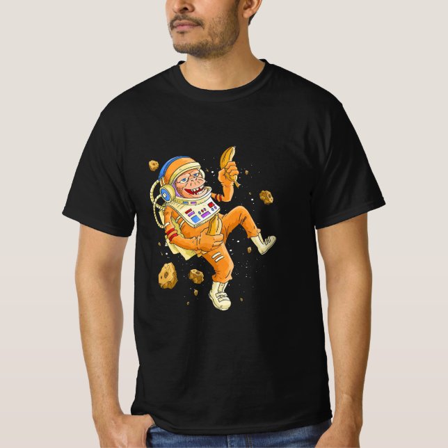 Astronaut-Affenraum T-Shirt (Vorderseite)