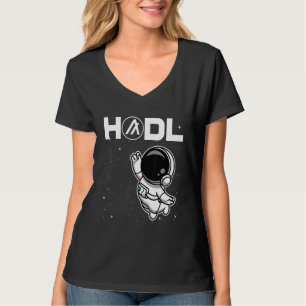 Astronaut Algorand Algo Coin Hodl to Moon Cryp T-Shirt