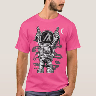 Astronaut Algorand Coin ALGO zum Mondkrypto zu T-Shirt