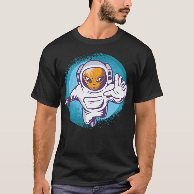 Astronaut Alien T-Shirt (Vorderseite)
